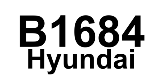 DTC B1684 Hyundai - Definição em inglês: ACU Configuration is different Definição em Português: Configuração da ACU - Diferente.