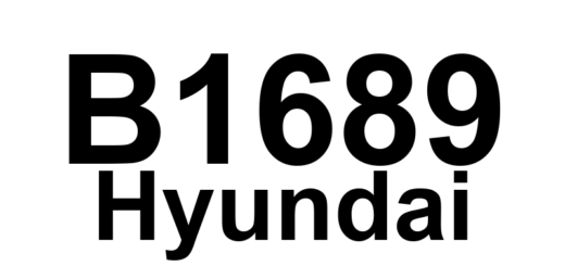 DTC B1689 Hyundai - Definição em inglês: CAN Time-out PDM Definição em Português: Tempo limite do CAN - PDM