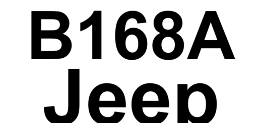 DTC B168A Jeep - Definição em inglês: Right Headlamp Leveling Motor Control Circuit Performance Definição em Português: Circuito de Controle do Motor de Nivelamento do Farol Direito - Desempenho do Circuito
