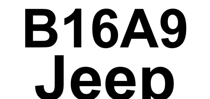 DTC B16A9 Jeep - Definição em inglês: High Beam Camera Alignment Performance - Top Definição em Português: Desempenho do Alinhamento da Câmera do Farol Alto - Superior