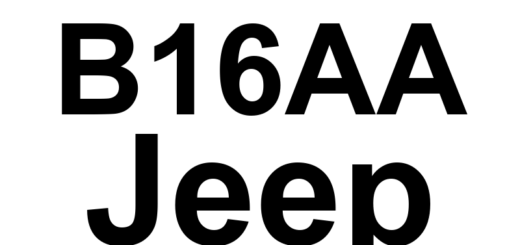 DTC B16AA Jeep - Definição em inglês: High Beam Camera Alignment Performance - Bottom Definição em Português: Câmera do Farol Alto - Desempenho do Alinhamento Inferior