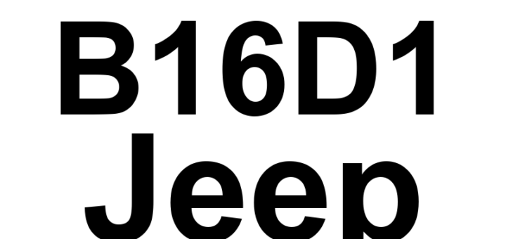 DTC B16D1 Jeep - Definição em inglês: Left Drl Lamp Control Circuit High Definição em Português: Circuito de Controle da Lâmpada DRL Esquerda - Tensão Alta