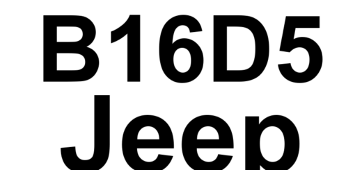 DTC B16D5 Jeep - Definição em inglês: Right Drl Lamp Control Circuit High Definição em Português: Circuito de controle da lâmpada DRL direita - Tensão alta