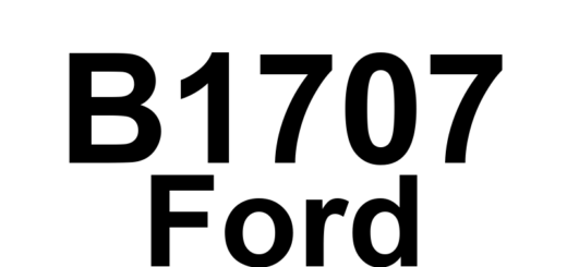 DTC B1707 Ford - Definição em inglês: Seat Driver Recline Rearward Switch Circuit Short to Battery Definição em Português: Circuito do Interruptor de Reclinação do Banco do Motorista - Curto para a Bateria.