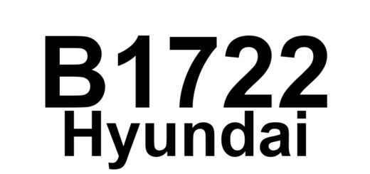 DTC B1722 Hyundai - Definição em inglês: Inflatable curtain airbag rear-Driver resistance too High Definição em Português: Airbag cortina inflável traseiro do motorista - Resistência muito alta
