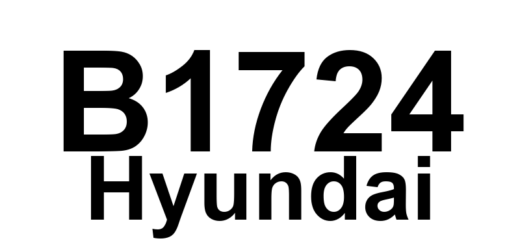 DTC B1724 Hyundai - Definição em inglês: Inflatable curtain airbag rear-Driver resistance circuit short to Ground Definição em Português: Airbag de cortina inflável traseiro do motorista - Circuito de resistência em curto para o aterramento