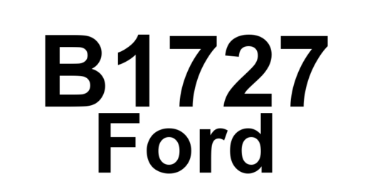 DTC B1727 Ford - Definição em inglês: Seat Driver Rear Up Switch Circuit Short to Battery Definição em Português: Circuito do Interruptor de Subida do Assento Traseiro do Motorista - Curto para Bateria.