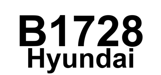 DTC B1728 Hyundai - Definição em inglês: Inflatable curtain airbag rear-Passenger resistance circuit short to Ground Definição em Português: Airbag de cortina inflável traseiro-Passsageiro - Circuito de resistência em curto para o aterramento.