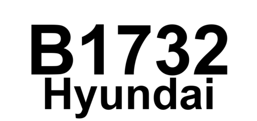 DTC B1732 Hyundai - Definição em inglês: Anchor Pretensioner front-Driver resistance circuit short to Ground Definição em Português: Cinto de segurança - Curto à massa no circuito de resistência do pré-tensionador do motorista (frontal)