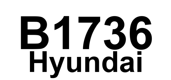 DTC B1736 Hyundai - Definição em inglês: Anchor Pretensioner front-Passenger resistance circuit short to Ground Definição em Português: Circuito de resistência do pré-tensionador do cinto do passageiro dianteiro - Curto-circuito para o terra.