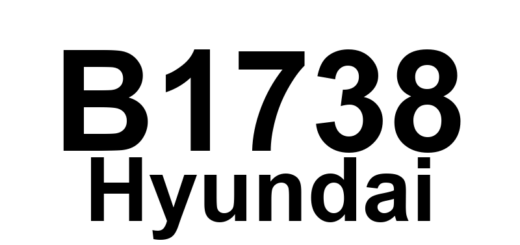 DTC B1738 Hyundai - Definição em inglês: P-SIS front – Driver Wrong ID Definição em Português: P-SIS frontal - ID incorreto do motorista