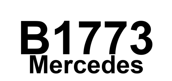 DTC B1773 Mercedes - Definição em inglês: HRA: Zero position programming has not yet been carried out or is not possible Definição em Português: HRA - A programação da posição zero ainda não foi realizada ou não é possível.