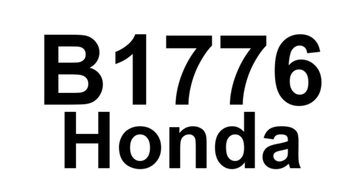 DTC B1776 Honda - Definição em inglês: Microphone Input/Output Short to Ground/Open Definição em Português: Entrada/Saída do Microfone - Curto-circuito com o Terra/Aberto