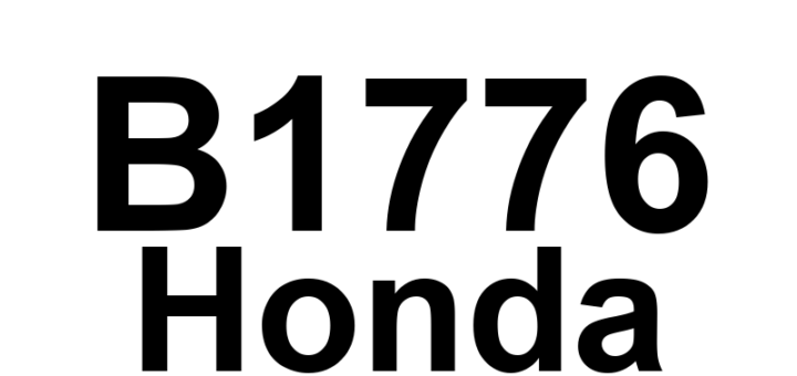 DTC B1776 Honda - Definição em inglês: Microphone Input/Output Short to Ground/Open Definição em Português: Entrada/Saída do Microfone - Curto-circuito com o Terra/Aberto
