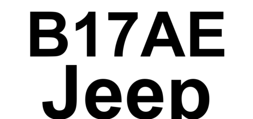 DTC B17AE Jeep - Definição em inglês: Rear Left Trailer Turn Lamp Control Circuit Low Definição em Português: Circuito de Controle da Lâmpada de Seta do Trailer Traseiro Esquerdo - Tensão Baixa