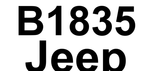 DTC B1835 Jeep - Definição em inglês: Driver Door Unlock Control Circuit Low Definição em Português: Circuito de Controle de Destravamento da Porta do Motorista - Baixa Tensão