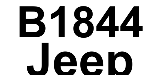 DTC B1844 Jeep - Definição em inglês: Sunroof Close Switch Input Circuit High Definição em Português: Interruptor do Teto Solar - Circuito de Entrada Alto