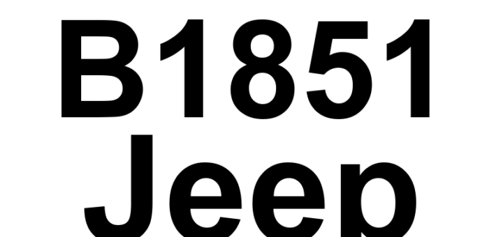 DTC B1851 Jeep - Definição em inglês: Flipper Glass Switch Stuck Definição em Português: Interruptor do Vidro Flip - Travado