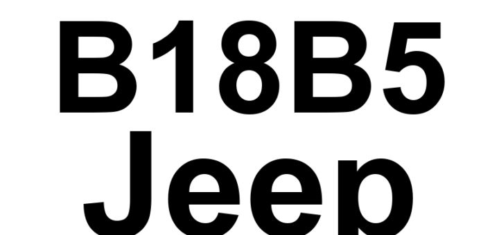 DTC B18B5 Jeep - Definição em inglês: Master Switch - Front Left Window Switch - Stuck Definição em Português: Interruptor Mestre - Interruptor da Janela Dianteira Esquerda - Travado