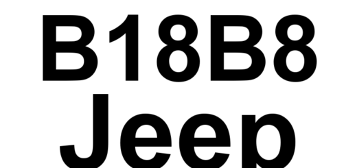 DTC B18B8 Jeep - Definição em inglês: Master Switch - Rear Right Window Switch - Stuck Definição em Português: Interruptor principal - Interruptor da janela traseira direita - Travado