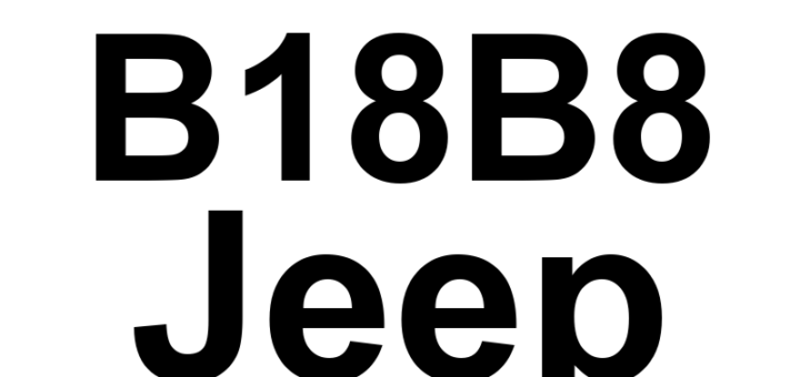 DTC B18B8 Jeep - Definição em inglês: Master Switch - Rear Right Window Switch - Stuck Definição em Português: Interruptor principal - Interruptor da janela traseira direita - Travado