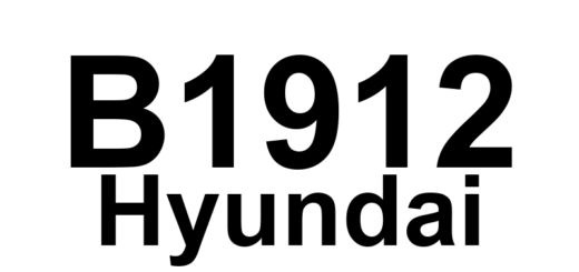 DTC B1912 Hyundai - Definição em inglês: Outside Mirror - Right horizontal Motor or Sensor Definição em Português: Espelho Retrovisor Externo - Motor ou Sensor Horizontal Direito