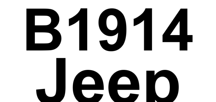 DTC B1914 Jeep - Definição em inglês: Driver Window Control 2 Circuit Low Definição em Português: Controle da Janela do Motorista 2 - Circuito Baixo.