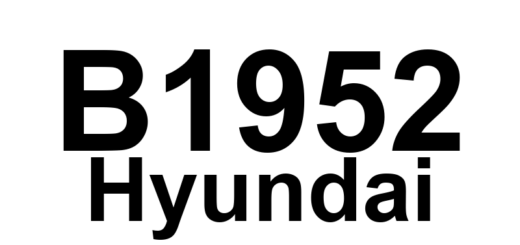DTC B1952 Hyundai - Definição em inglês: Outside Mirror Defogger Error Definição em Português: Desembaçador do Espelho Externo - Erro Detectado