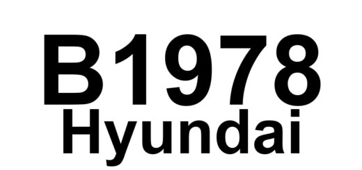 DTC B1978 Hyundai - Definição em inglês: Smart Key Electric Steering Column Lock Failure Definição em Português: Falha no Bloqueio Elétrico da Coluna de Direção da Chave Inteligente