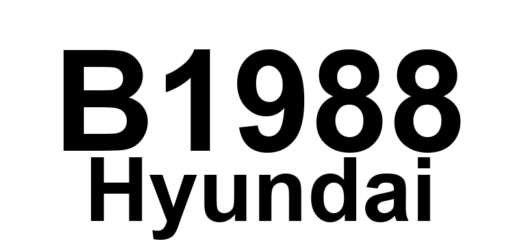 DTC B1988 Hyundai - Definição em inglês: Electric Steering Column Lock (ESCL) Failure Definição em Português: Travamento Elétrico da Coluna de Direção (ESCL) - Falha Detectada