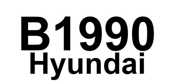 DTC B1990 Hyundai - Definição em inglês: Electric Steering Column Lock (ESCL) Battery Short Circuit To Ground Definição em Português: Travamento Elétrico da Coluna de Direção (ESCL) - Curto-Circuito da Bateria para o Terra.