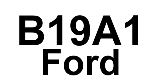 DTC B19A1 Ford - Definição em inglês: Passenger Seat Cushion Blower Speed Short to Battery Definição em Português: Ventilador do Assento do Passageiro - Velocidade Curta para Bateria