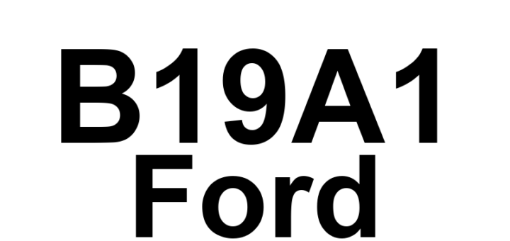 DTC B19A1 Ford - Definição em inglês: Passenger Seat Cushion Blower Speed Short to Battery Definição em Português: Ventilador do Assento do Passageiro - Velocidade Curta para Bateria