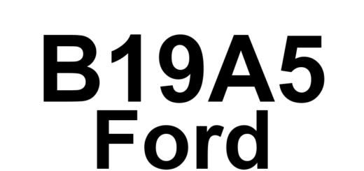 DTC B19A5 Ford - Definição em inglês: Passenger Seat Cushion Blower Speed Short to Ground Definição em Português: Ventilador do Assento do Passageiro - Velocidade em Curto para o Terra.