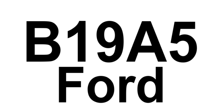 DTC B19A5 Ford - Definição em inglês: Passenger Seat Cushion Blower Speed Short to Ground Definição em Português: Ventilador do Assento do Passageiro - Velocidade em Curto para o Terra.