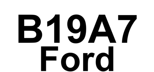 DTC B19A7 Ford - Definição em inglês: Driver Seat Cushion Blower Speed Short to Ground Definição em Português: Velocidade do Ventilador da Almofada do Assento do Motorista - Curto para Terra
