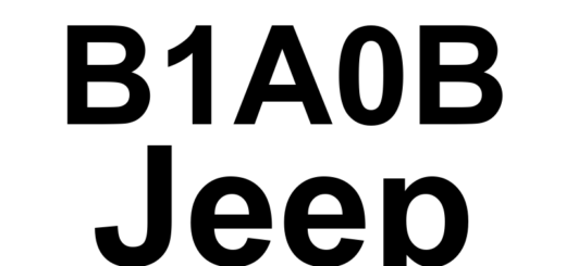 DTC B1A0B Jeep - Definição em inglês: RKE Fob 4 Performance Definição em Português: Controle Remoto da Chave 4 - Desempenho.