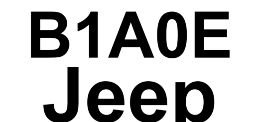 DTC B1A0E Jeep - Definição em inglês: RKE Fob 7 Performance Definição em Português: Chave Remota 7 - Desempenho insuficiente