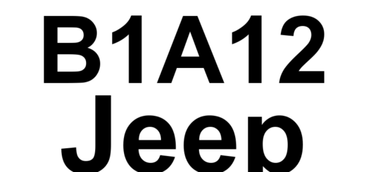 DTC B1A12 Jeep - Definição em inglês: RKE Fob 3 Battery Low Definição em Português: Controle Remoto 3 - Bateria Fraca