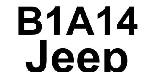 DTC B1A14 Jeep - Definição em inglês: RKE Fob 5 Battery Low Definição em Português: Bateria Baixa do Controle Remoto 5