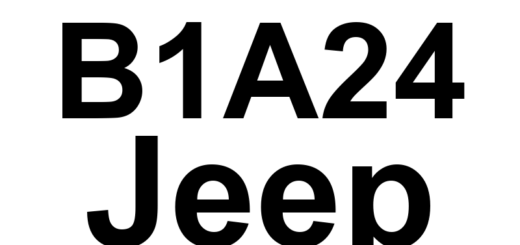 DTC B1A24 Jeep - Definição em inglês: Key Not Programmed Definição em Português: Chave - Não programada