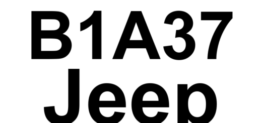DTC B1A37 Jeep - Definição em inglês: Security Transmitter Sensor Circuit Low Definição em Português: Circuito do Sensor do Transmissor de Segurança - Baixa Voltagem