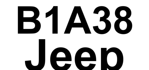DTC B1A38 Jeep - Definição em inglês: Security Transmitter Sensor Circuit High Definição em Português: Circuito do Sensor do Transmissor de Segurança - Alta Voltagem