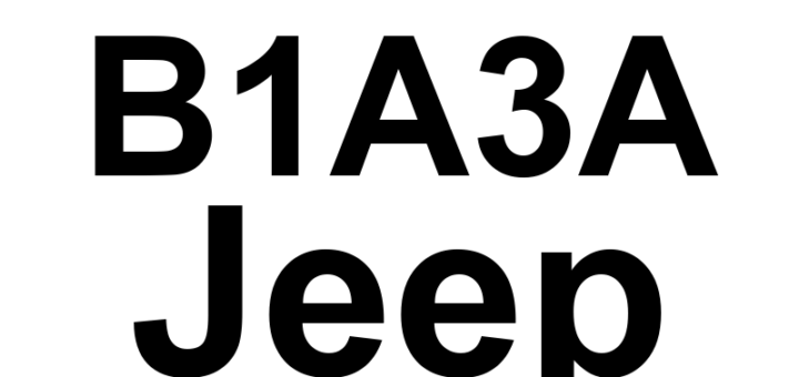 DTC B1A3A Jeep - Definição em inglês: Security Receiver Sensor Circuit Low Definição em Português: Circuito do Sensor do Receptor de Segurança - Baixa Tensão