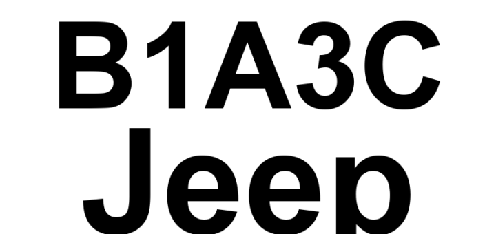 DTC B1A3C Jeep - Definição em inglês: Internal Siren Battery Definição em Português: Bateria Interna da Sirene - Problema Detectado