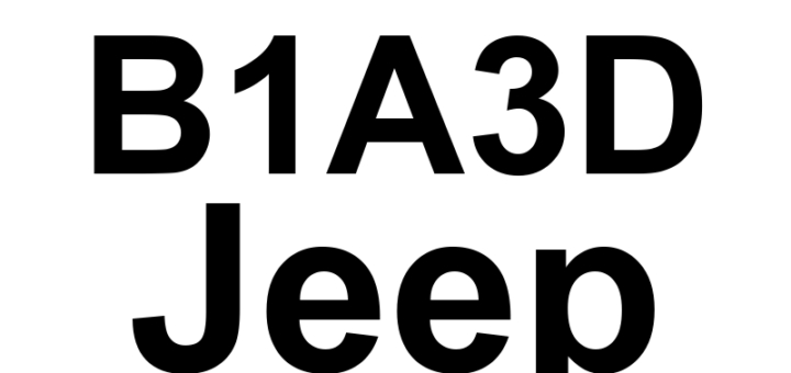 DTC B1A3D Jeep - Definição em inglês: Siren Battery Tamper / Loss Of Power Supply (Stop/Start Diesel) Definição em Português: Bateria da Sirene - Falha/Perda de Alimentação Elétrica (Start/Stop Diesel)