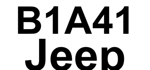 DTC B1A41 Jeep - Definição em inglês: Security Transmitter Sensor Circuit Open Definição em Português: Circuito do Sensor do Transmissor de Segurança - Circuito Aberto