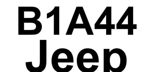 DTC B1A44 Jeep - Definição em inglês: Security Receiver Sensor Circuit Open Definição em Português: Circuito do Sensor do Receptor de Segurança - Circuito Aberto