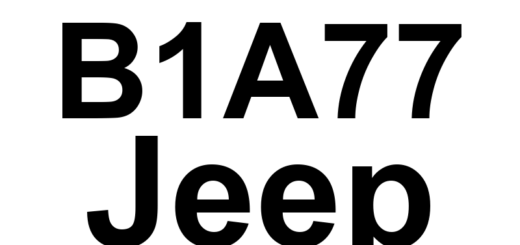 DTC B1A77 Jeep - Definição em inglês: Remote Start Antenna Circuit Low Definição em Português: Circuito da Antena de Partida Remota - Baixa Tensão