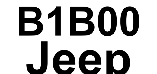 DTC B1B00 Jeep - Definição em inglês: Driver Airbag Squib 1 Circuit Low Definição em Português: Circuito do Airbag do Motorista - Circuito 1 com Baixa Tensão